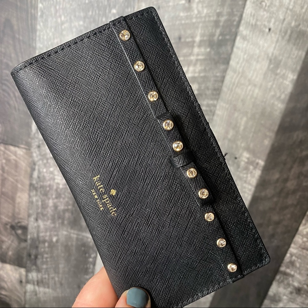 Kate Spade Rhinestone Bow Wallet